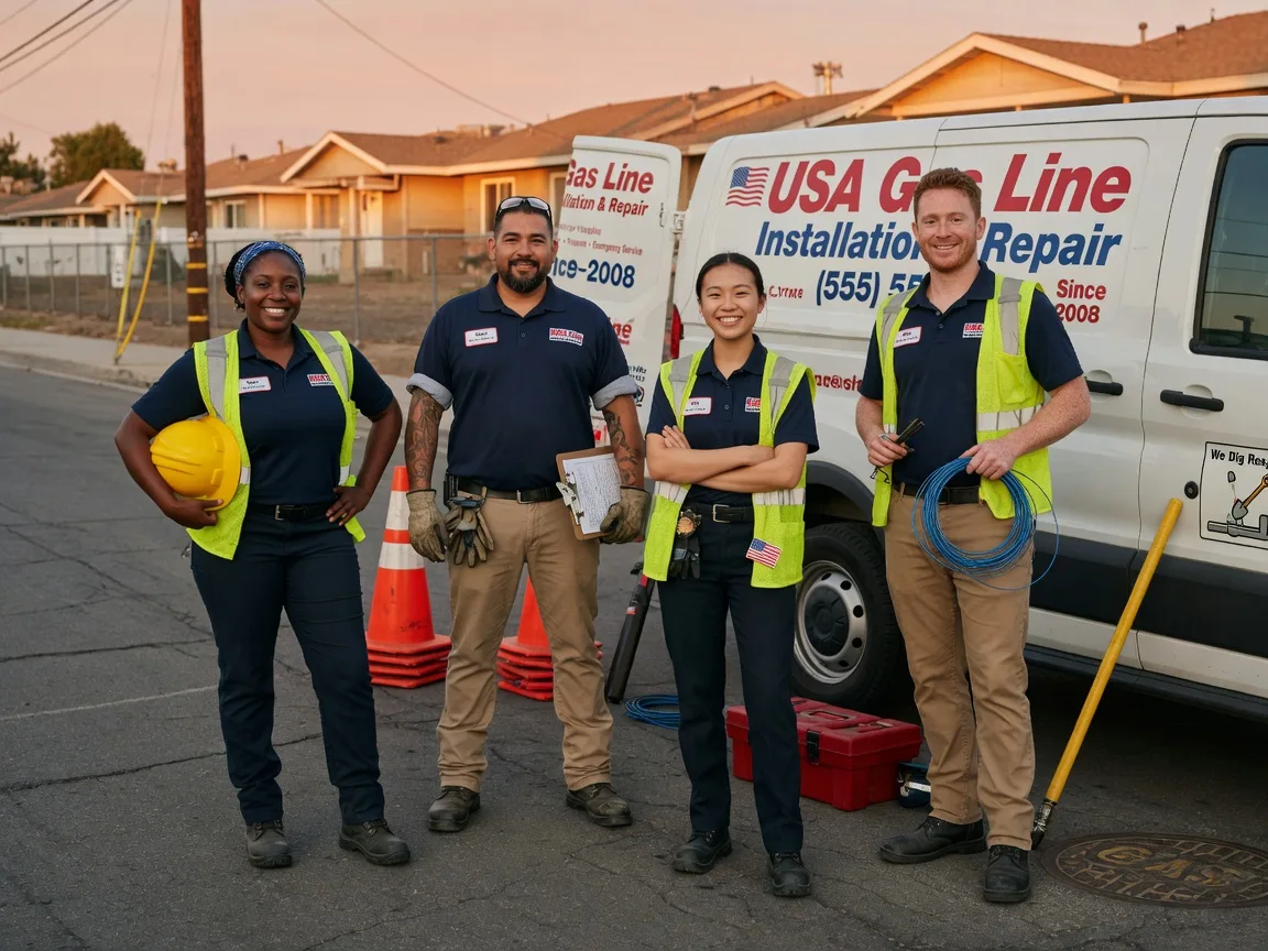 Gas Line Installation company in Tokio, ND